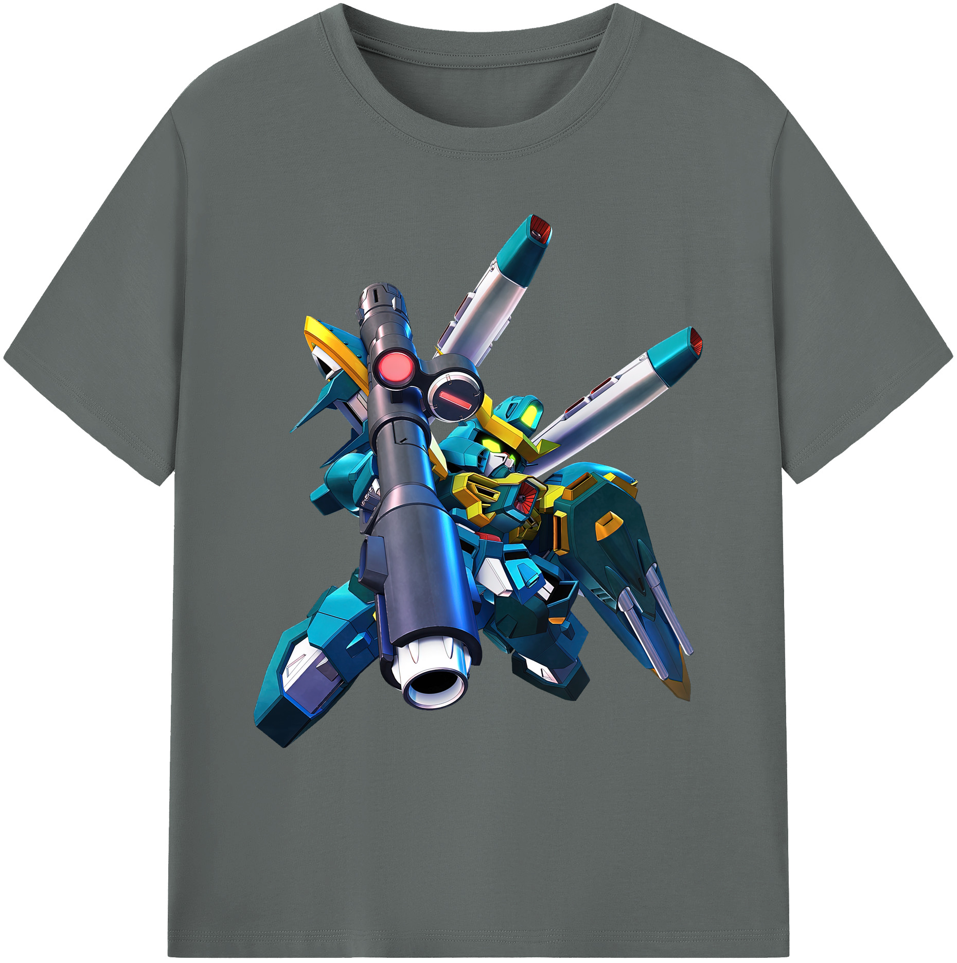 （画像用） 機動戦士ガンダム Mobile Suit Gundam 綿100％ メンズ半袖Tシャツ｜肌触りやわらか＆通気性